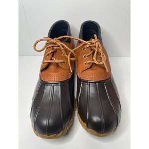 Cabela's women's boots steel Shank duck rain boot lace up waterproof size 9